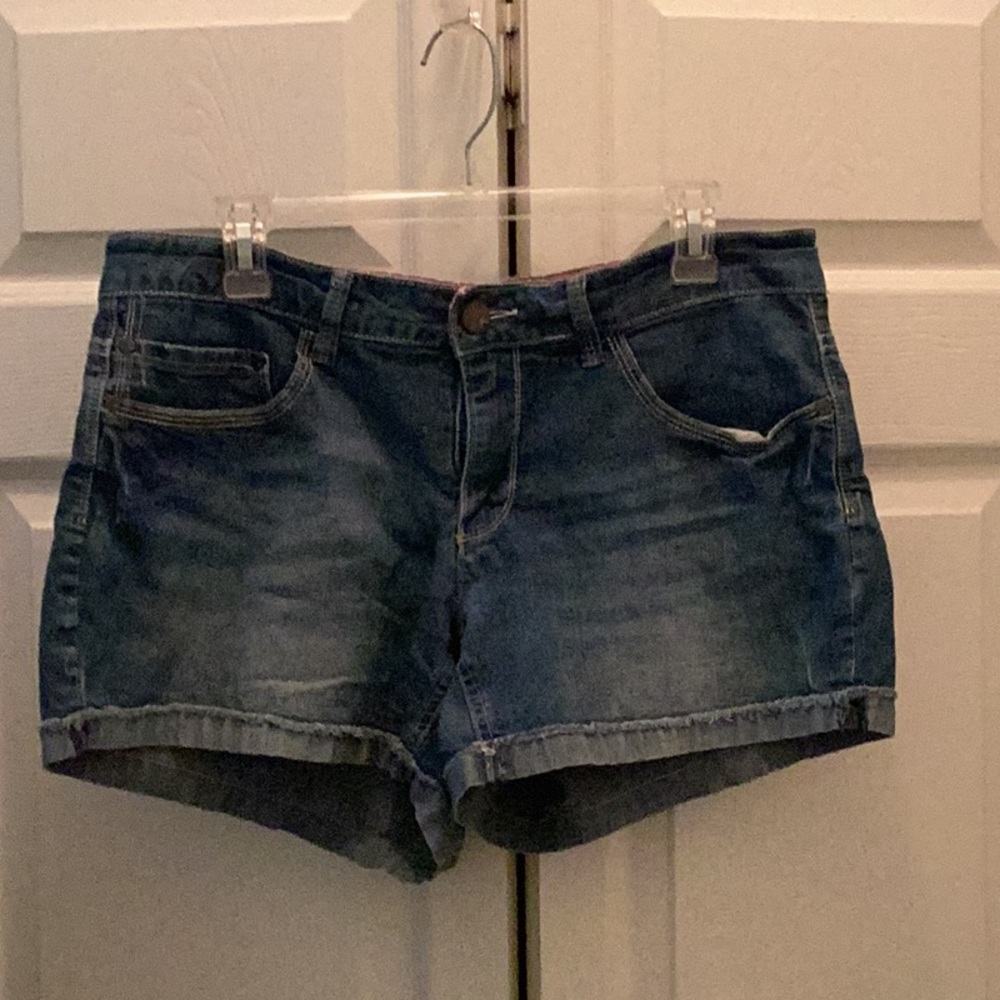 🦋Faded Glory Size 12 Denim Jean Shorts Too Much Fun To Wear Wardrobe Must Have🦋